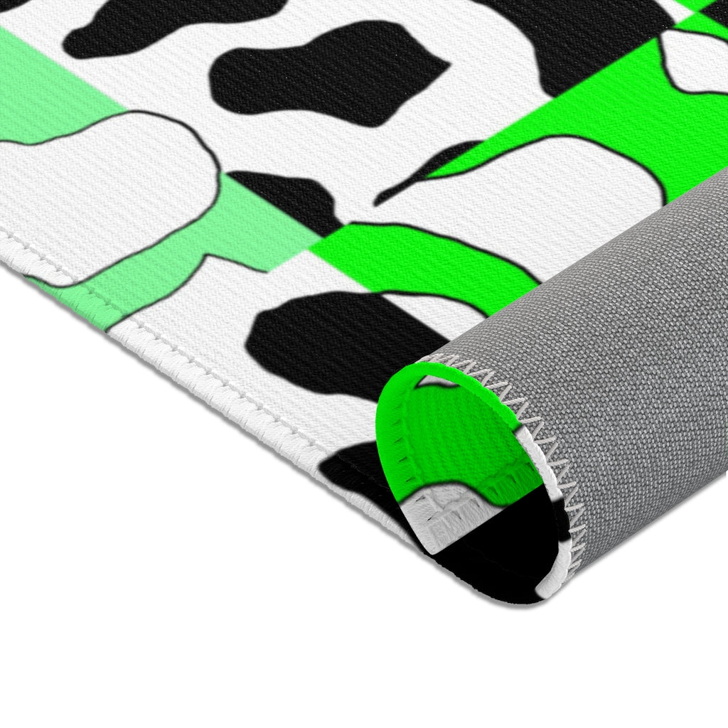 Cowboi Green Area Rugs