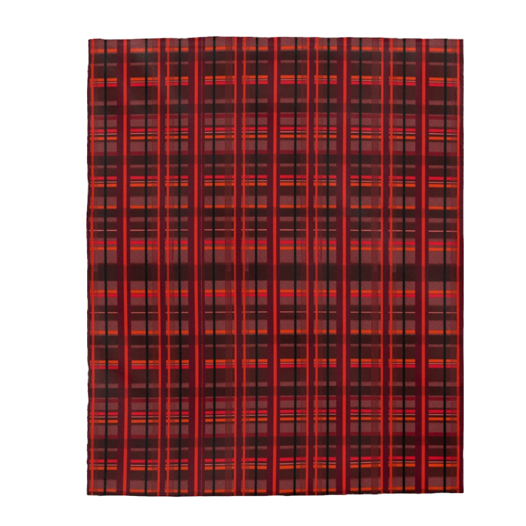 red black plaid Velveteen Plush Blanket