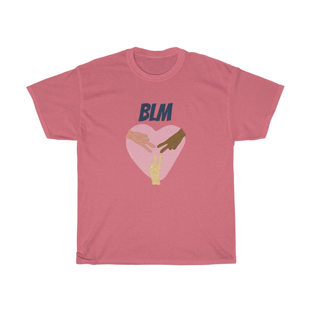 BLM Peace Sigil Cotton Tee