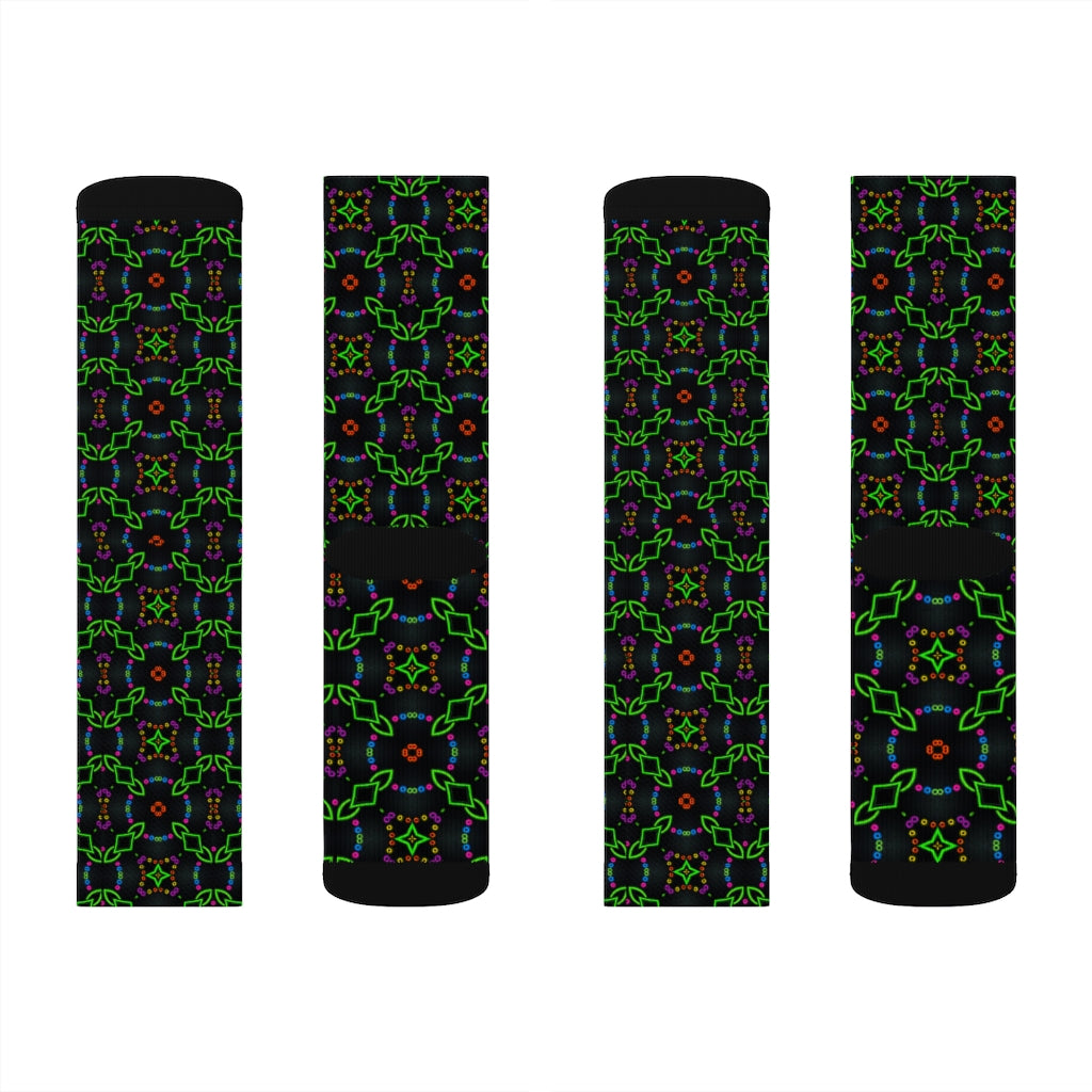 Neon Chainlink Sublimation Socks