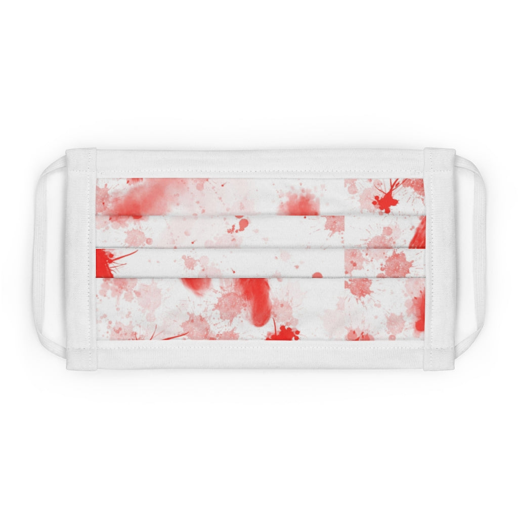 blood spatter Cotton Face Mask (EU)
