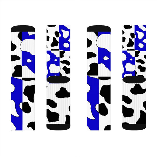 e-boy Blue Cowboi Sublimation Socks
