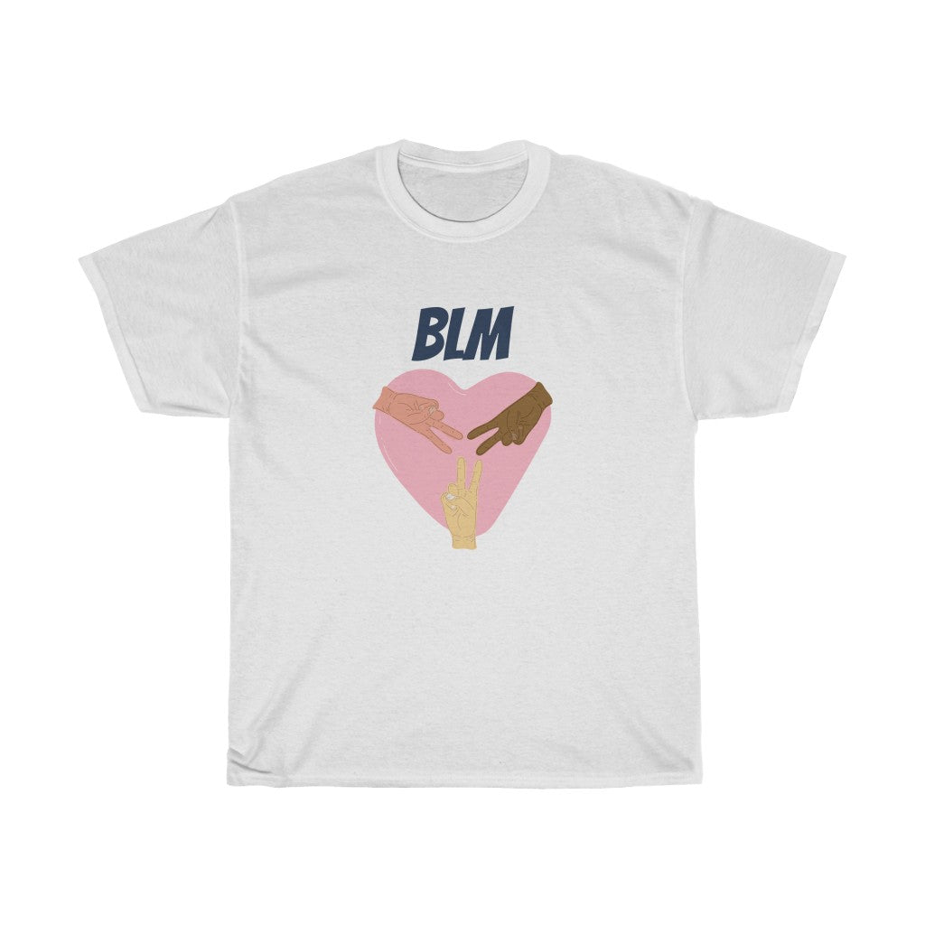 BLM Peace Sigil Cotton Tee