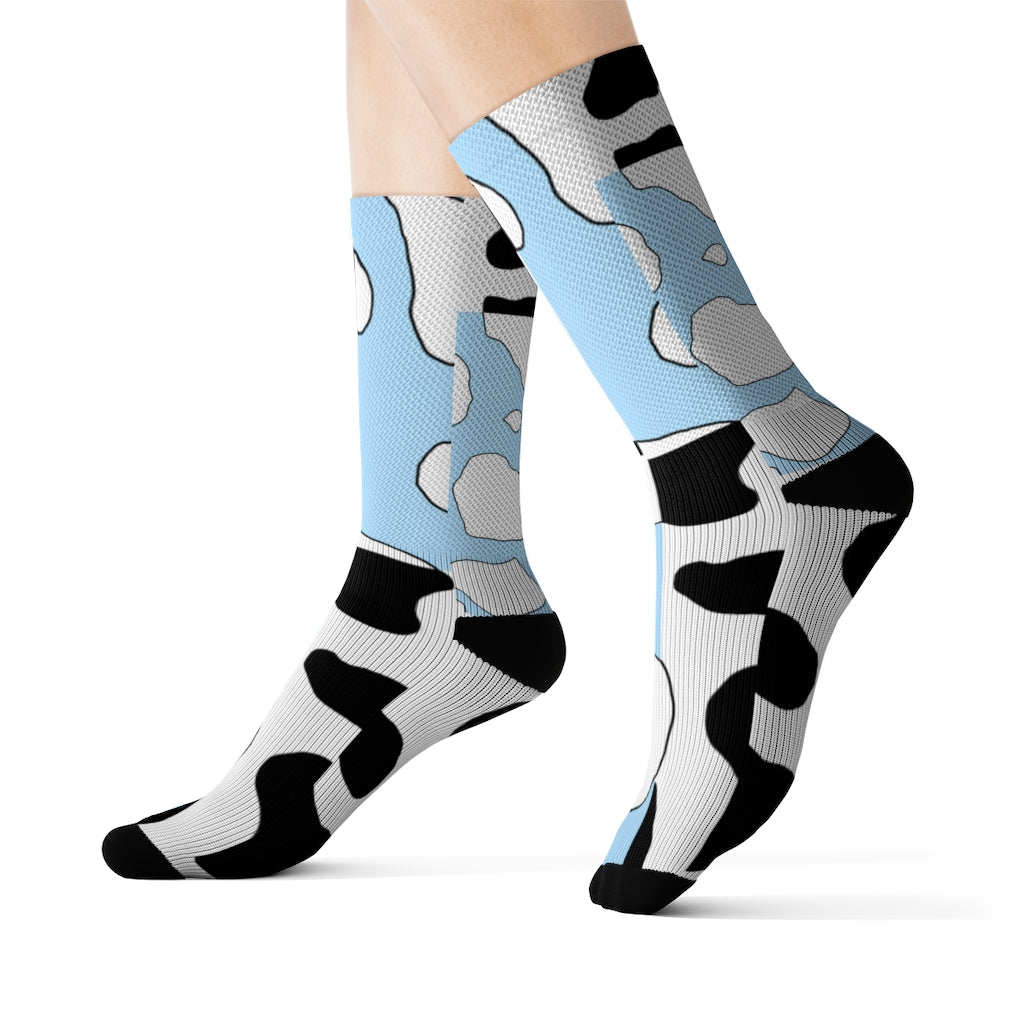 Softboi Blue Cowboi Sublimation Socks