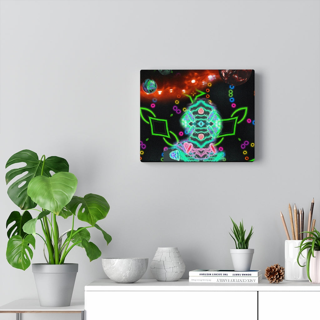 Space Child Stretched Canvas