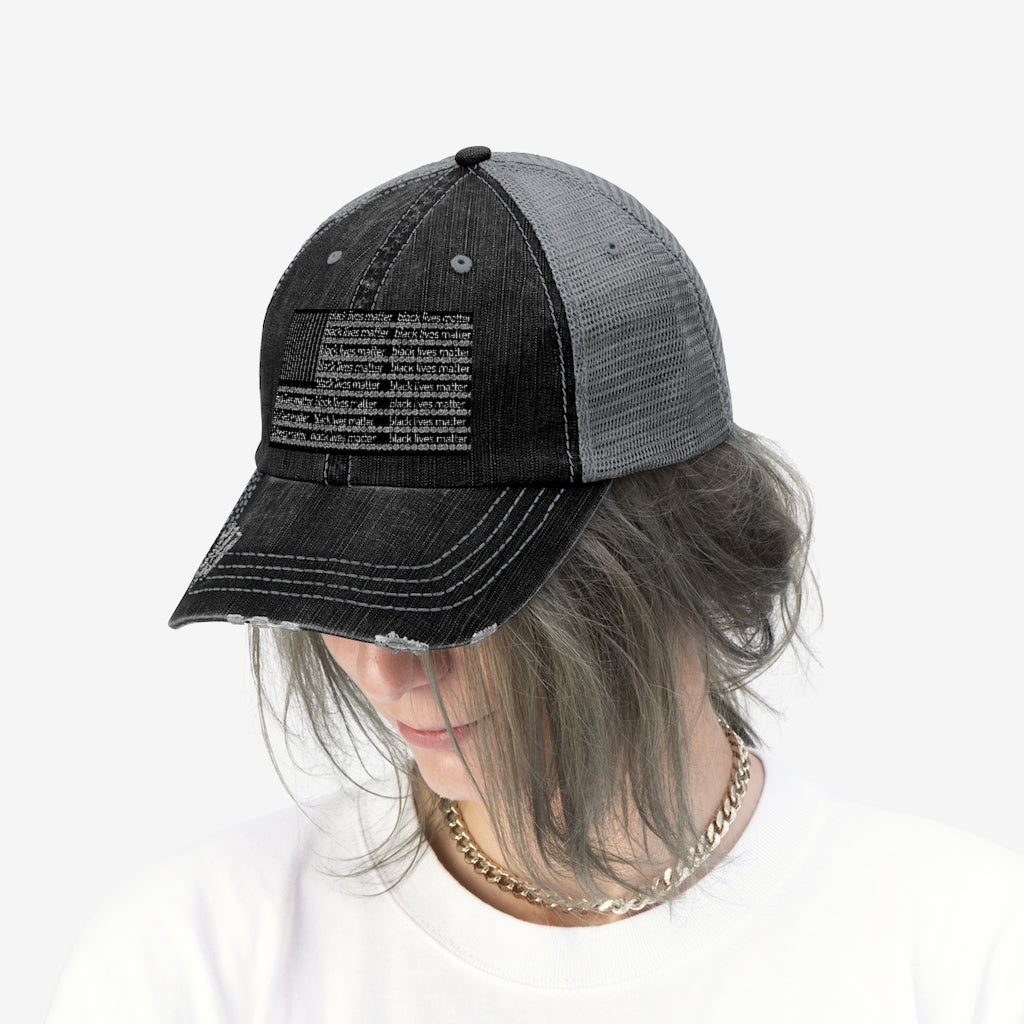 BLM flag Unisex Trucker Hat