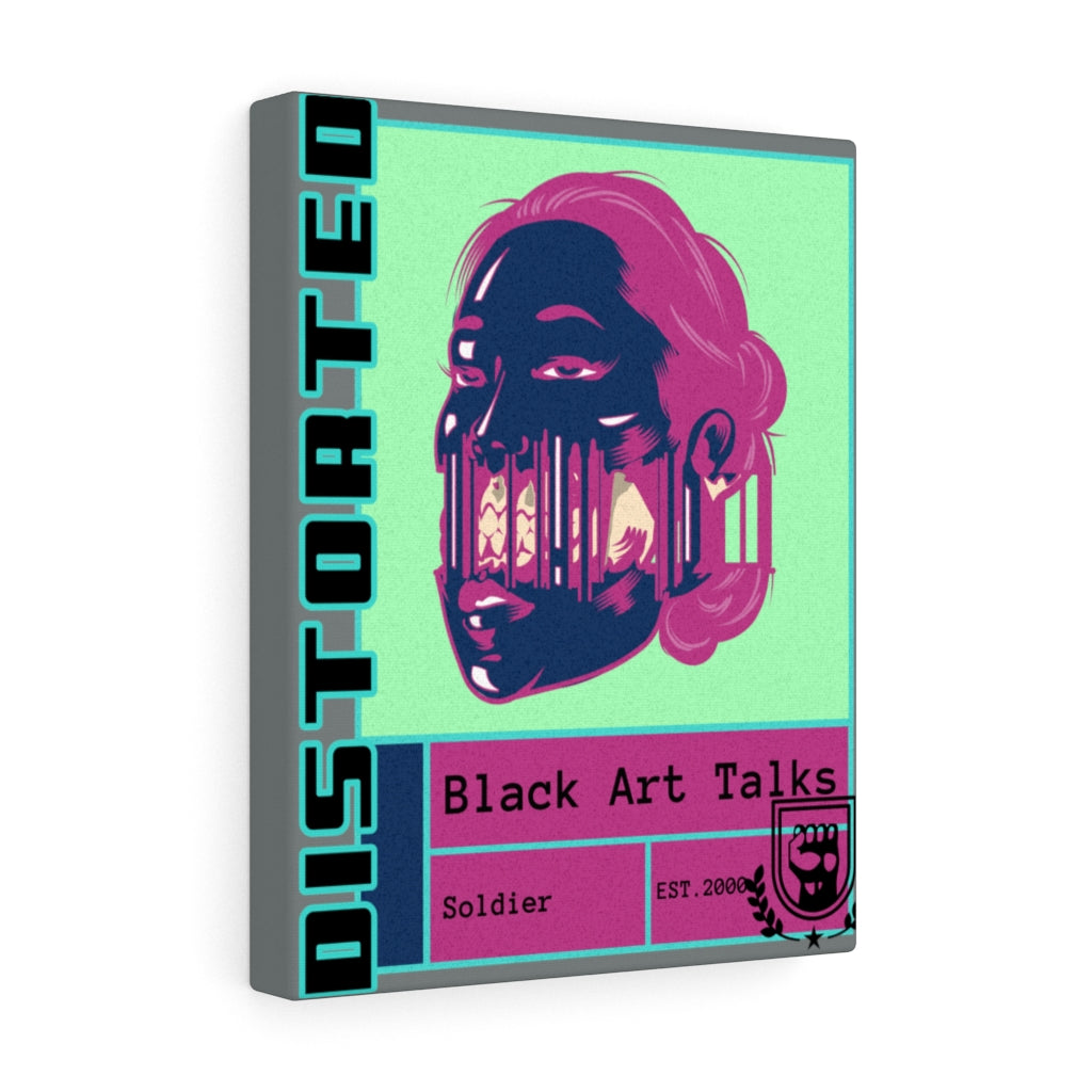 Black Art Talks Stretched Canvas