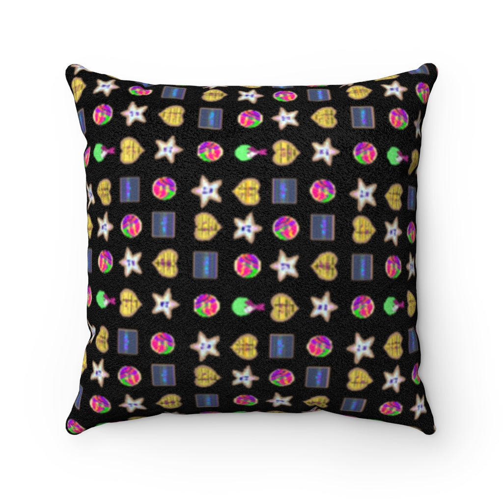 Alice's cookies Faux Suede Square Pillow