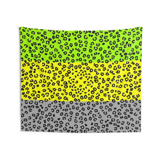 Lithromantic Flag Cheetah Wall Tapestries
