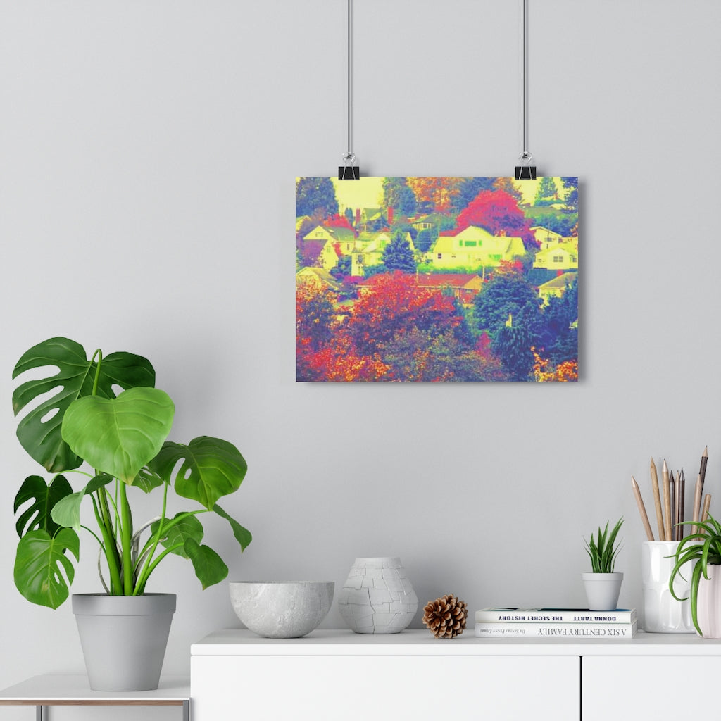 Autumn From The East Window Giclée Art Print