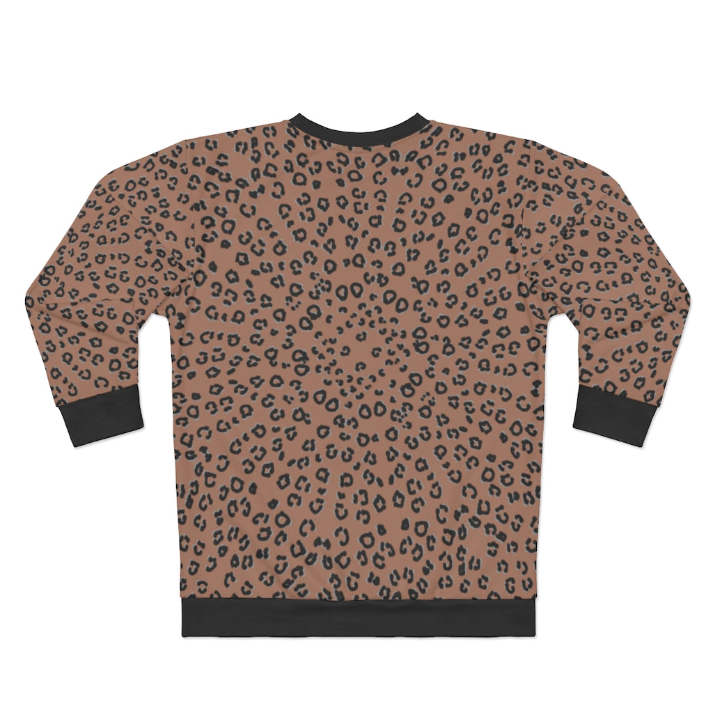 Brown Cheetah Sweatshirt