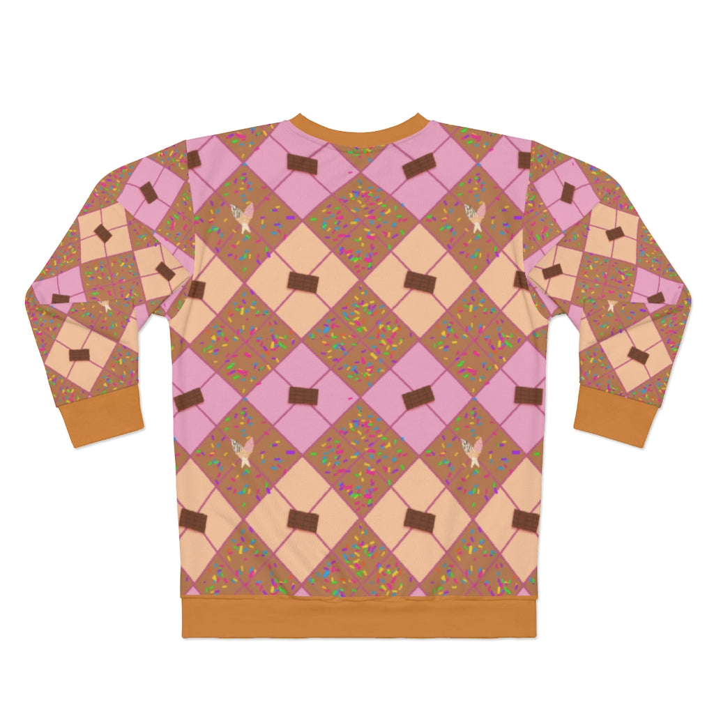 Sprinkle Pink Argyle Sweatshirt
