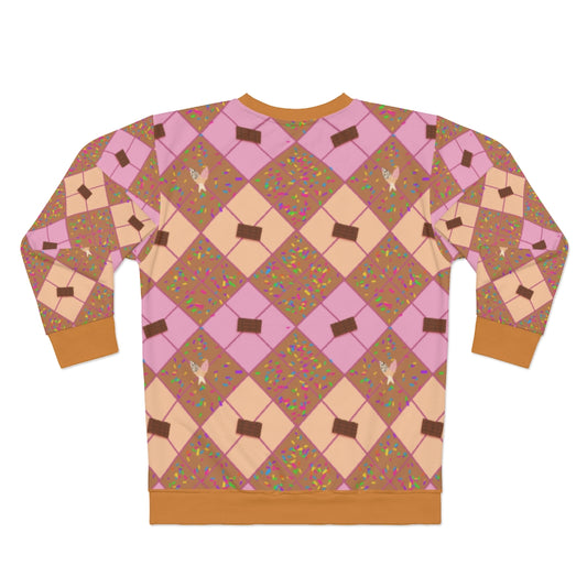 Sprinkle Pink Argyle Sweatshirt