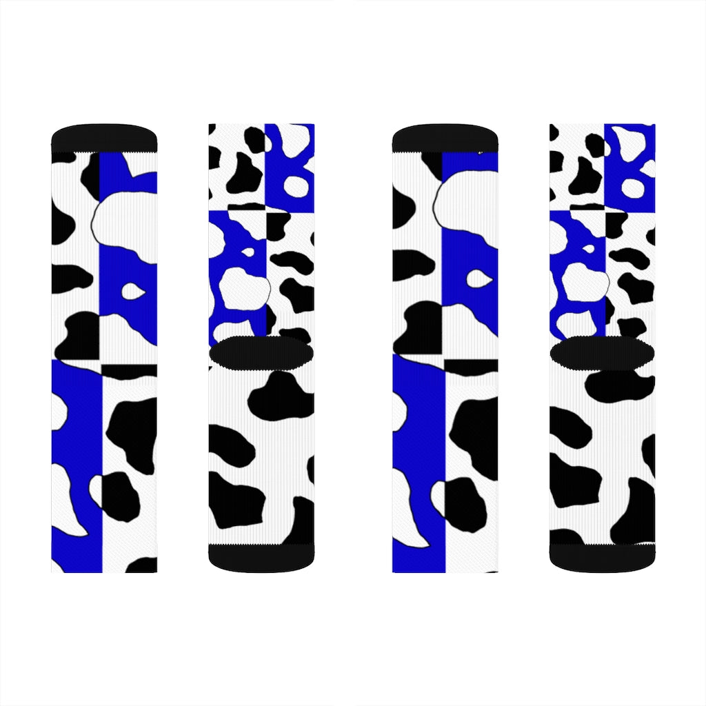 e-boy Blue Cowboi Sublimation Socks