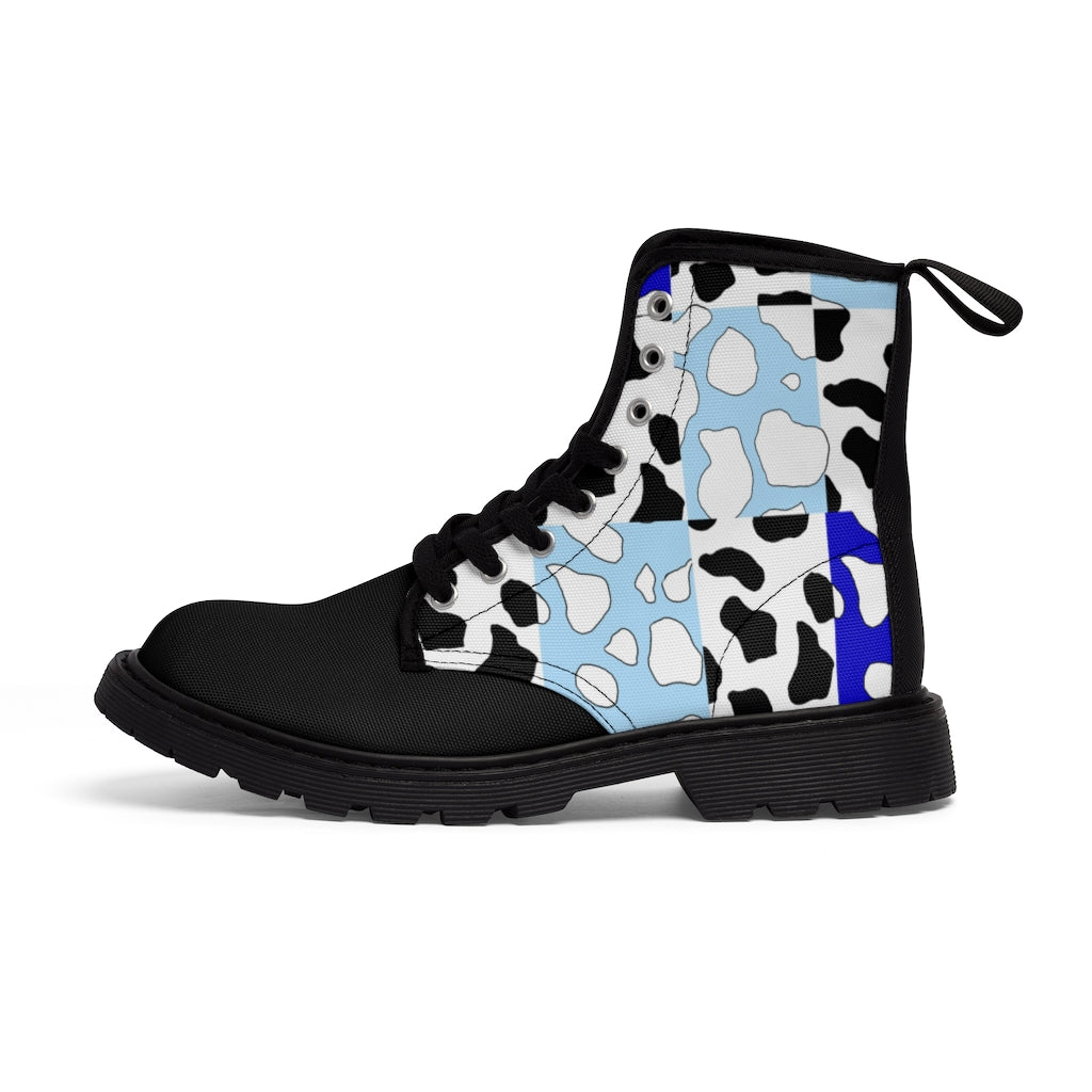 Cowboi Blue Small Sized Canvas Boots