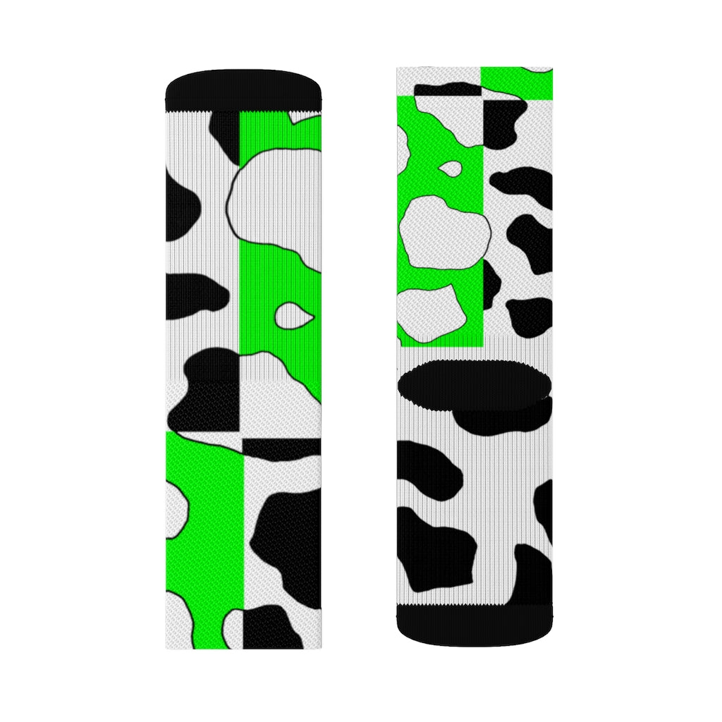 e-boy Green Cowboi Sublimation Socks