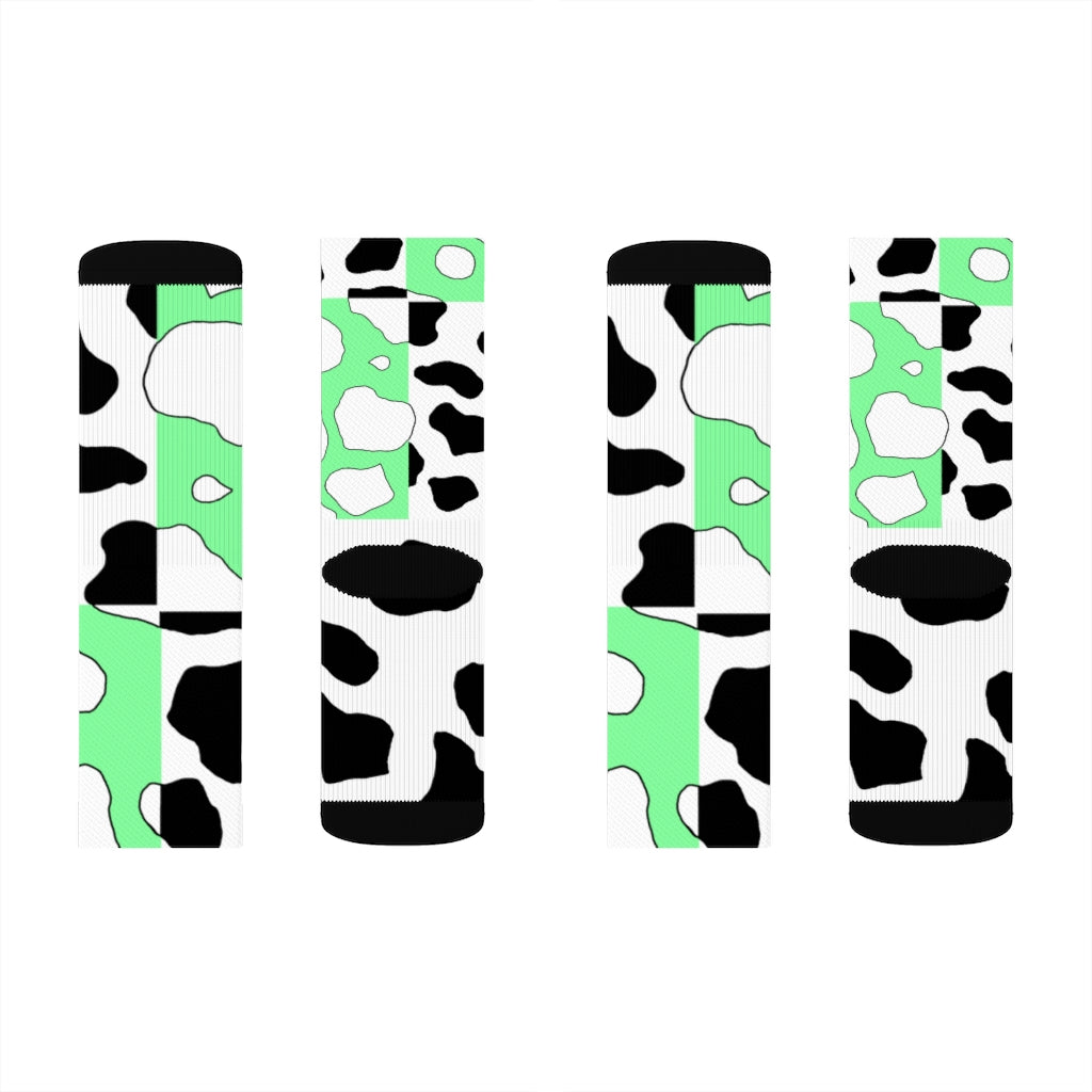 Softboi Green Cowboi Sublimation Socks
