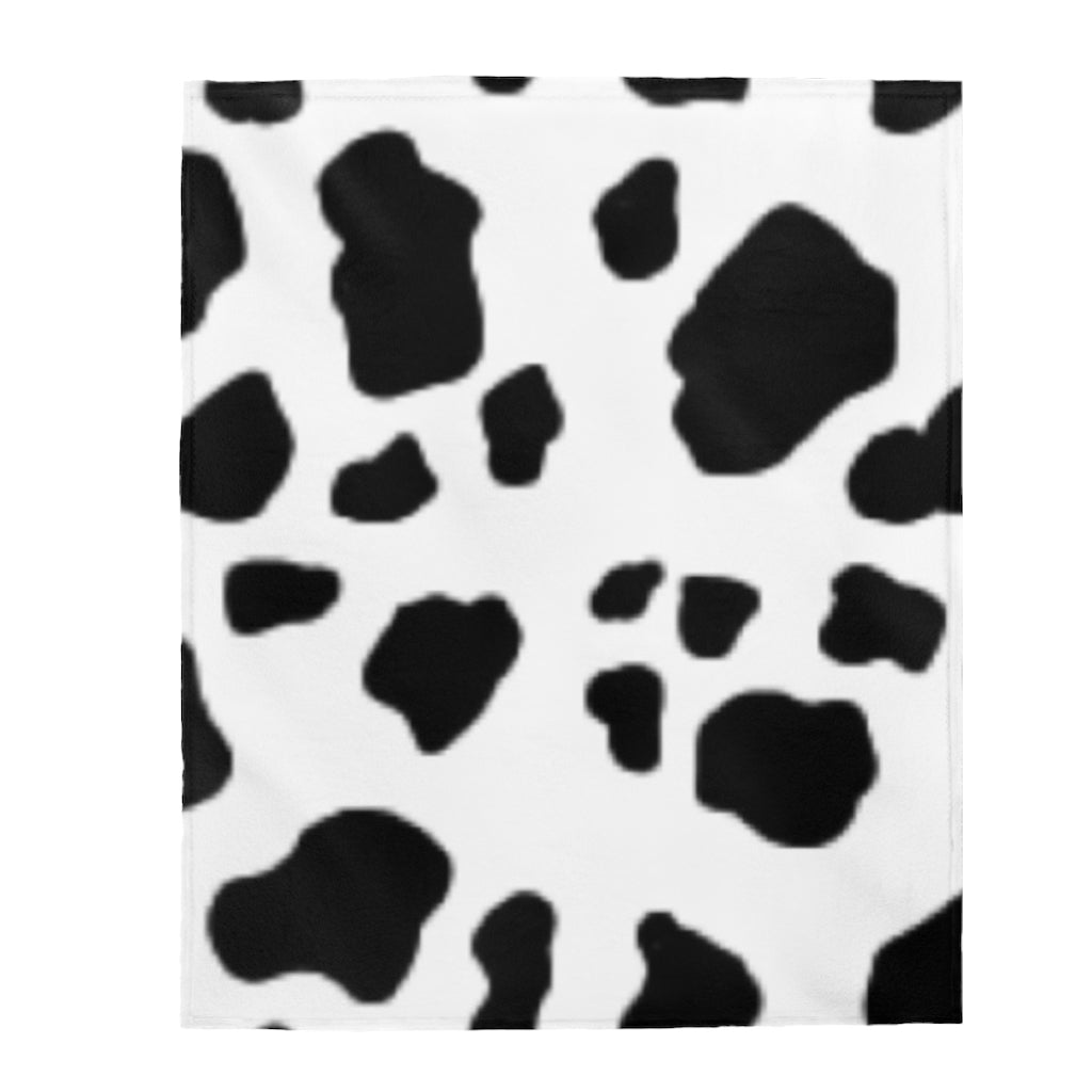 cow print Velveteen Plush Blanket