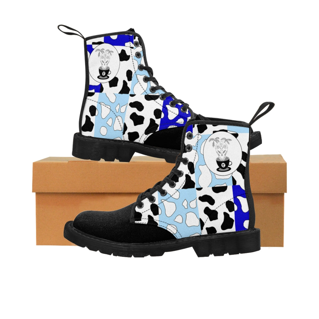 Cowboi Blue Small Sized Canvas Boots