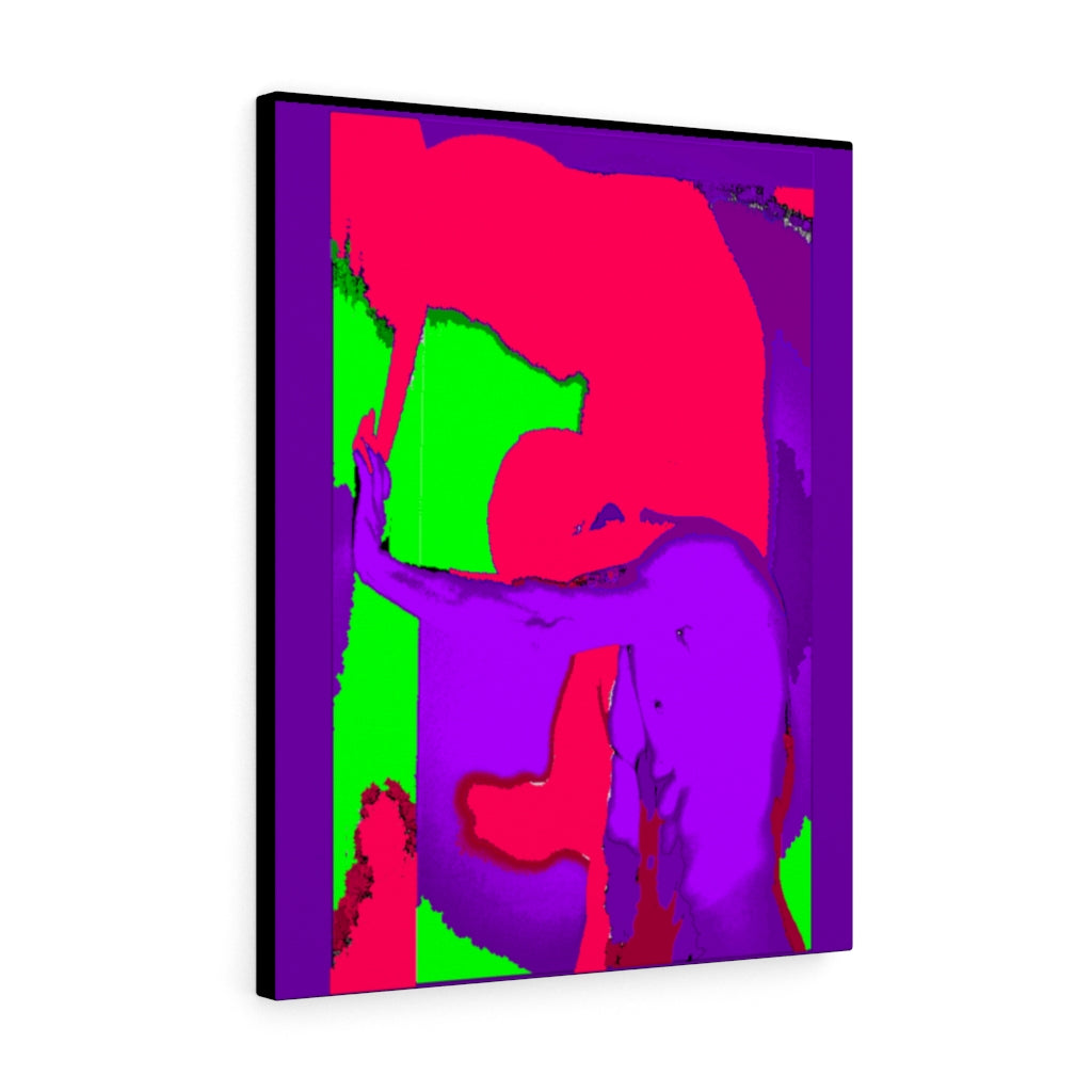 The Monster Above Me Stretched Canvas