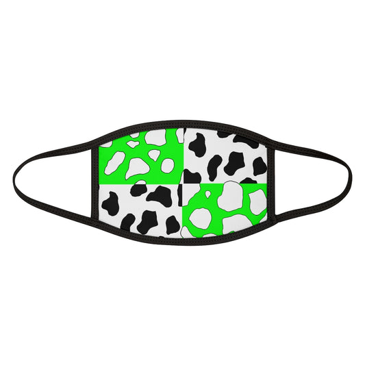 e-boi Green Cowboi Mixed-Fabric Face Mask