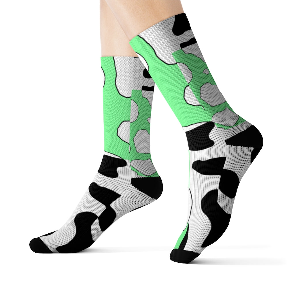 Softboi Green Cowboi Sublimation Socks