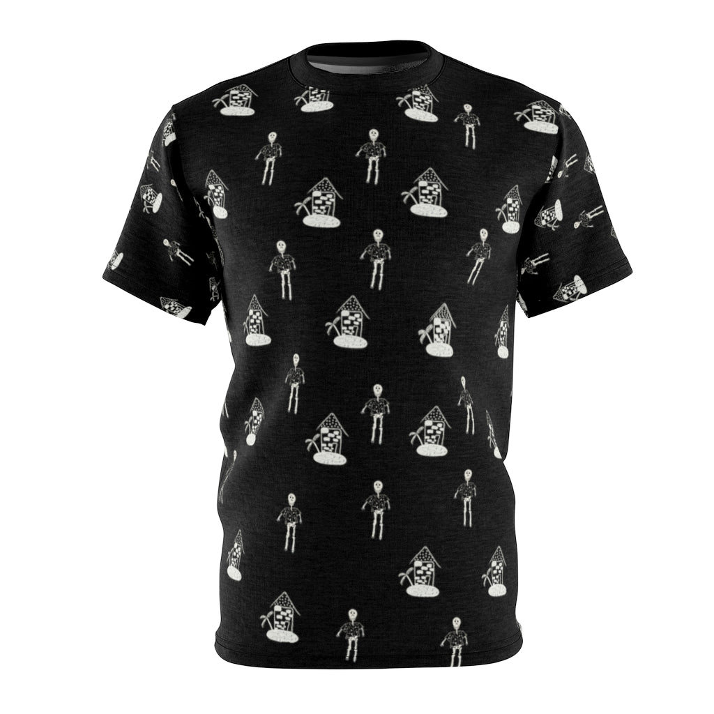 hawaiian skeleton Tee