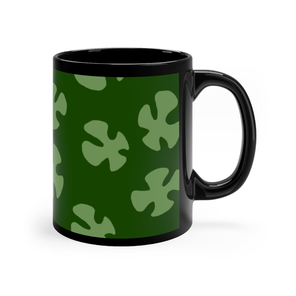 Green Beach Camo mug 11oz