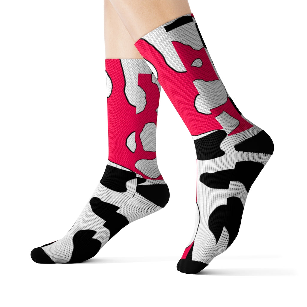 e-boi Pink Cowboi Sublimation Socks