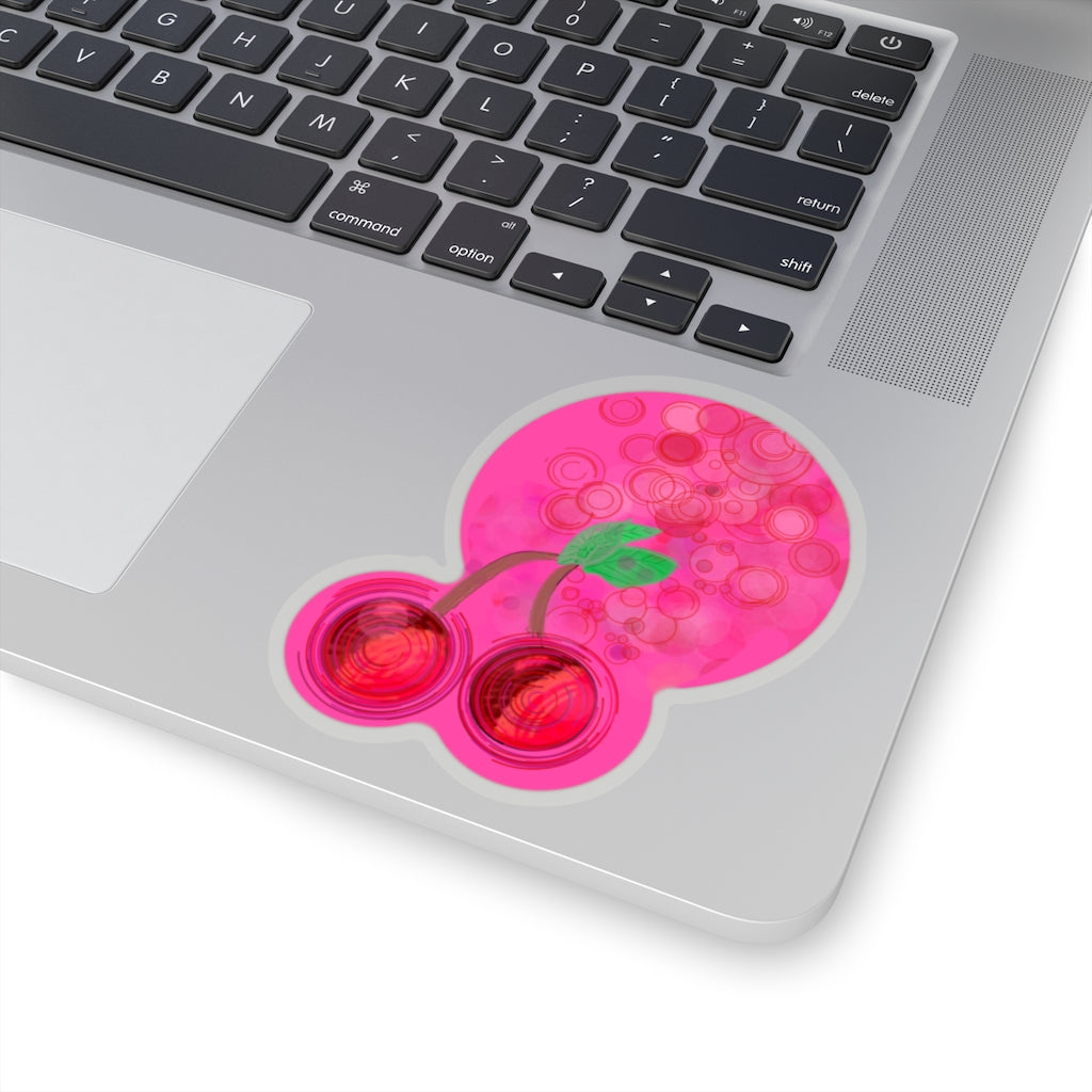 Cloud Nine Cherries Kiss-Cut Stickers