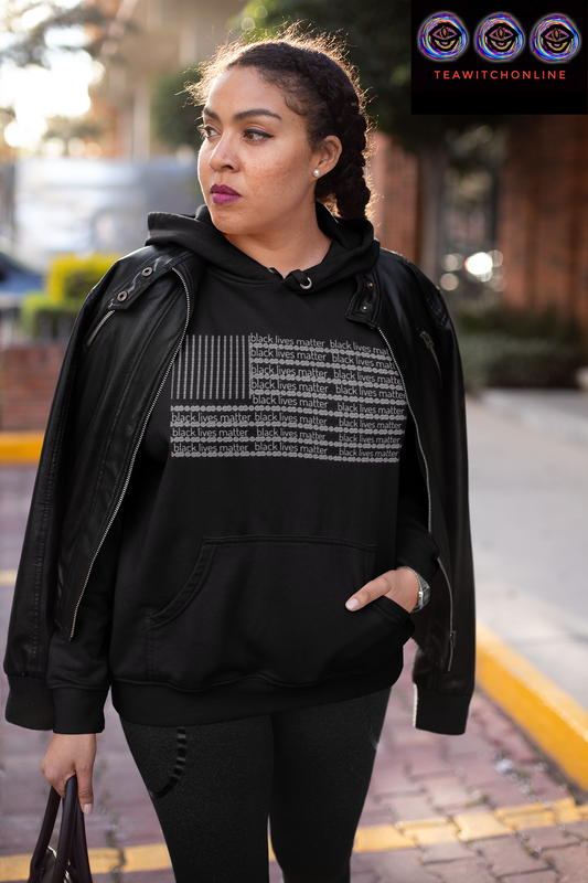 BLM Flag Pullover Hoodie