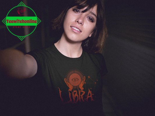Libra Metal Zodiac Cotton Tee